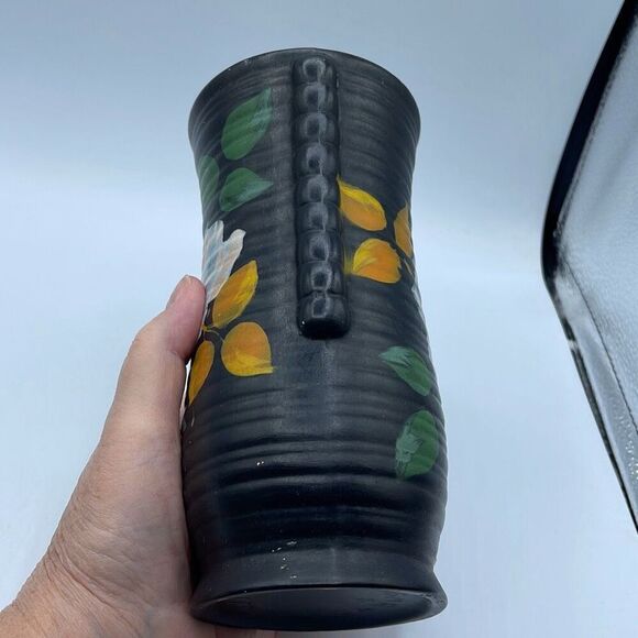 Vintage Brentleigh Ware Rise vase hand painted circa 1930 , made in England - Picture 5 of 10